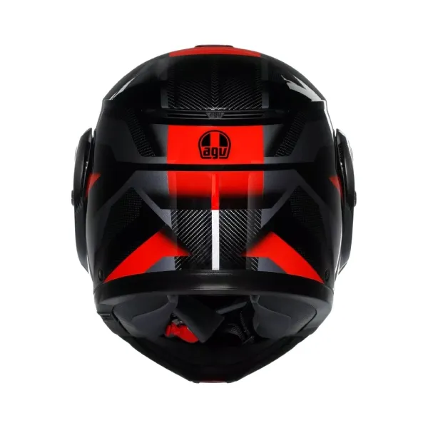 Модулярний шолом AGV Streetmodular Ledro чорний-червоний