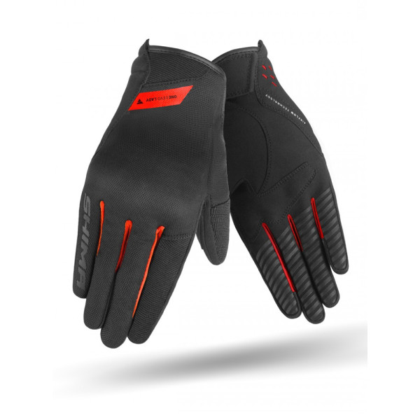 Жіночі мотоциклетні рукавички Shima One Evo чорні-червоні