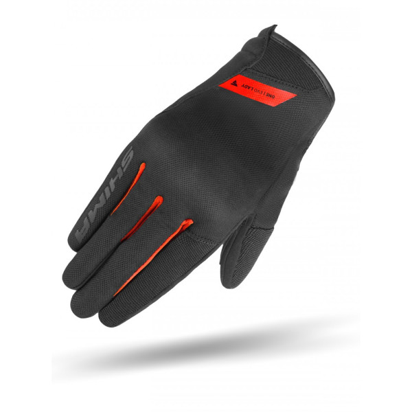 Жіночі мотоциклетні рукавички Shima One Evo чорні-червоні