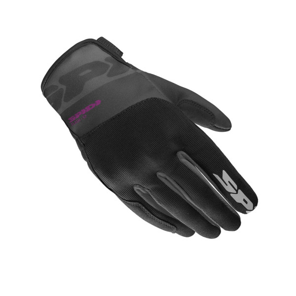 Жіночі мотоциклетні рукавички Spidi Flash-KP чорні-сірі-рожеві