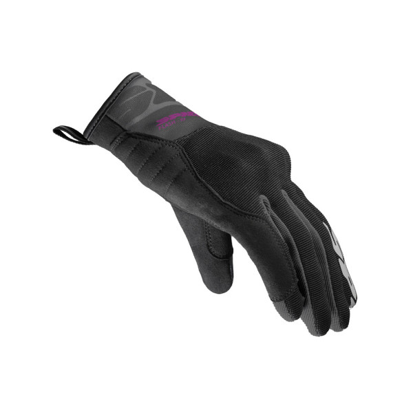 Жіночі мотоциклетні рукавички Spidi Flash-KP чорні-сірі-рожеві