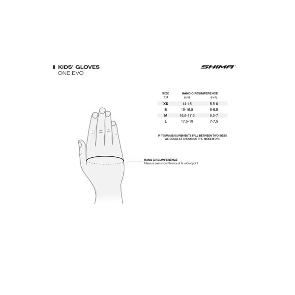 Дитячі мотоциклетні рукавички Shima One Evo чорні