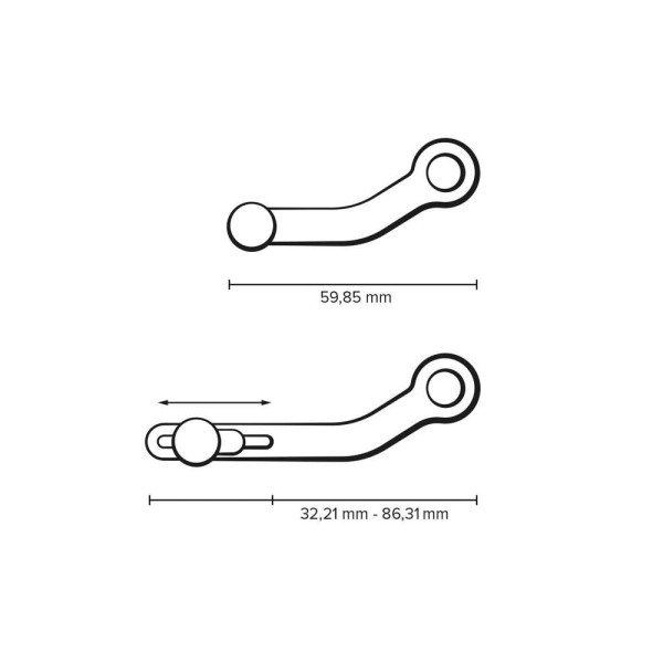 Двійник зміни передач Sw-Motech BMW R nineT (14-), R nineT Scrambler (16-), R12 S (24-)