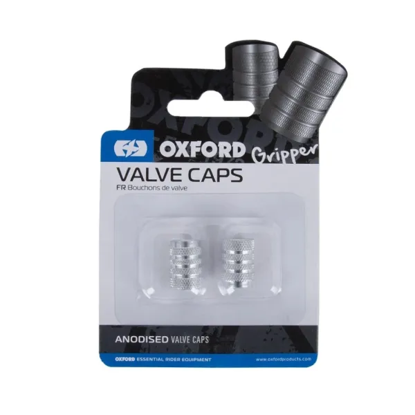 Гайки на клапан/вентилі Oxford срібні пара