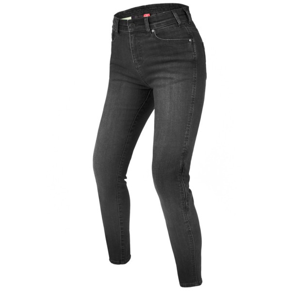 Жіночі мотоциклетні джинси Rebelhorn Classic III Slim Fit сірі-чорні