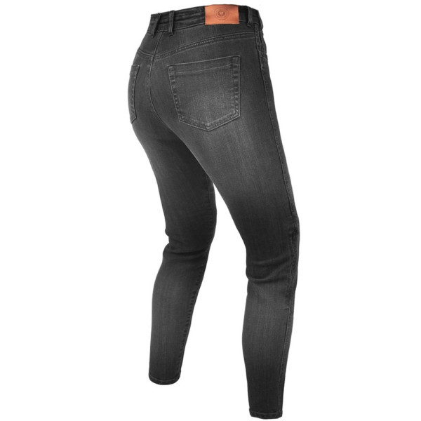 Жіночі мотоциклетні джинси Rebelhorn Classic III Slim Fit сірі-чорні