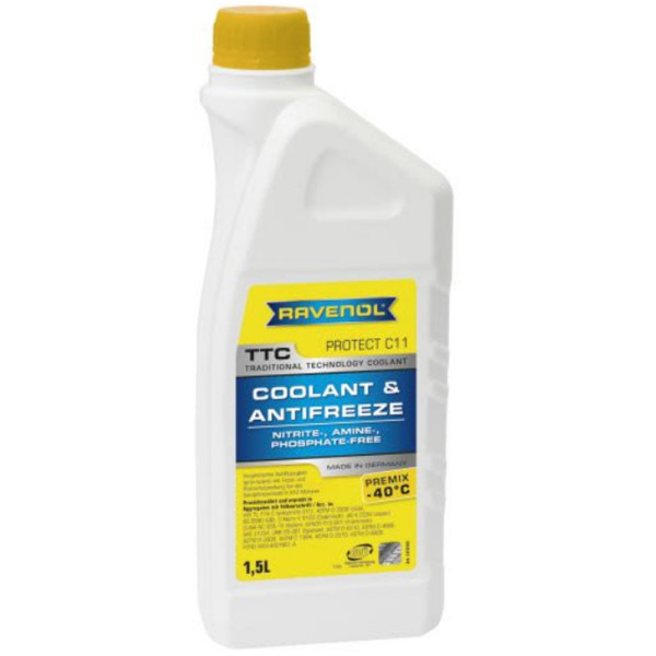 Охолоджуюча рідина Ravenol TTC C11 Ready об'єм: 1.5 літра