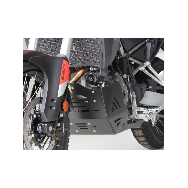 Плита під двигун AXP Racing Adventure для Aprilia Tuareg 660 (20-24) з захистом підйомника чорна
