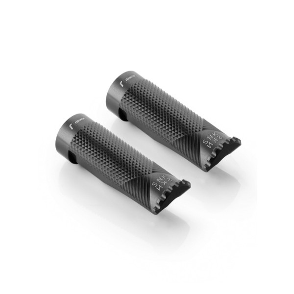 Мотоциклетні підніжки Rizoma Snake чорні без кріплення