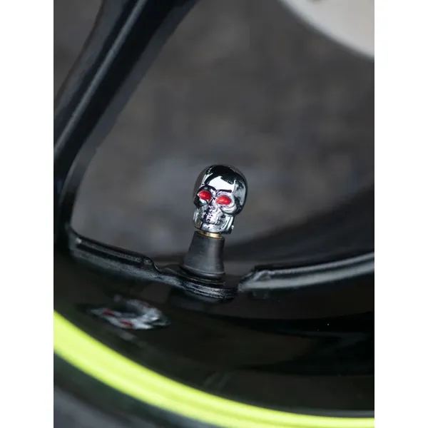 Гайки на клапан/вентилі Oxford Skeleton срібні пара