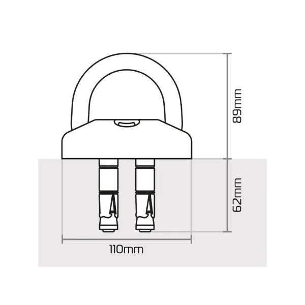 Анкер Oxford TaskForce для кріплення на землі та на стіні