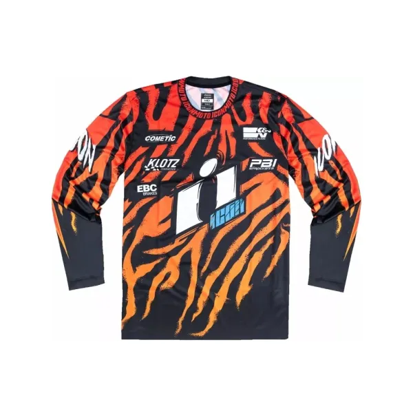 Блуза ендуро Icon Rad Dawn чорна-оранжева