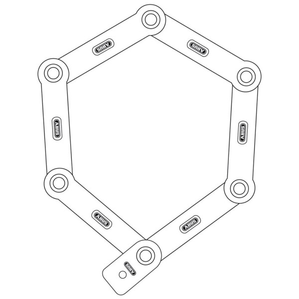 Складаний замок ABUS Bordo Classic 5900/90