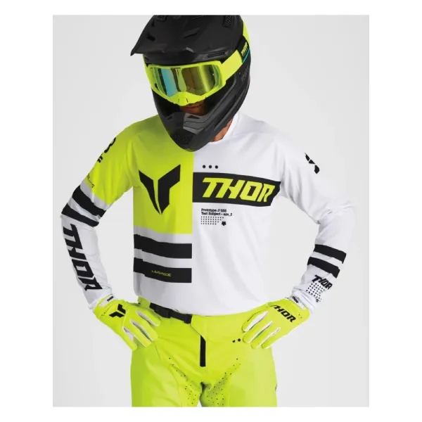 Блуза ендуро Thor Launchmode Dozer жовто-чорна