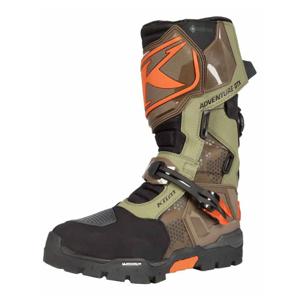 Мотоботи adventure Klim Adventure GTX зелено-помаранчеві