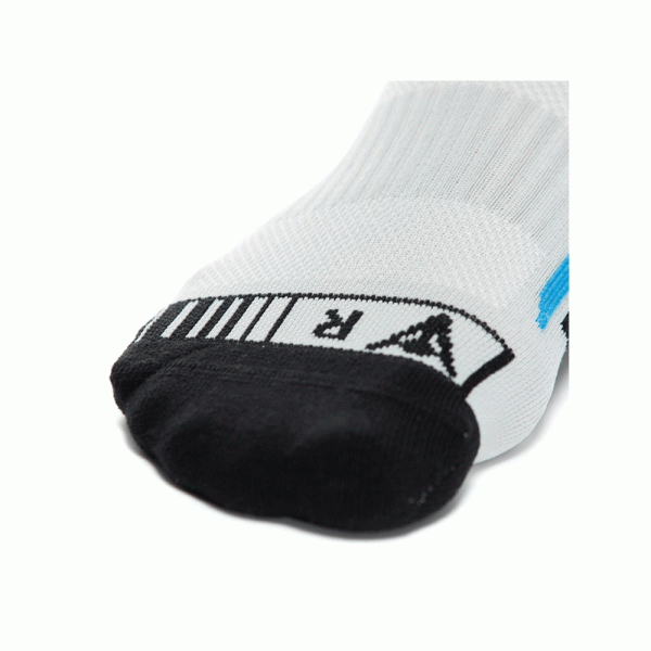Короткі мотоциклетні шкарпетки Dainese Dry Mid біло-чорно-сині