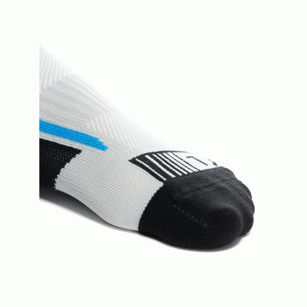 Короткі мотоциклетні шкарпетки Dainese Dry Mid біло-чорно-сині