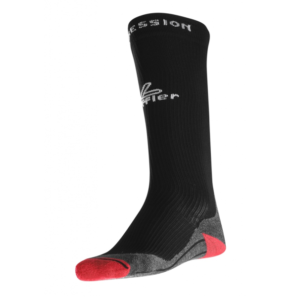 Терморегулюючі шкарпетки Löffler компресійні чорні-сірі