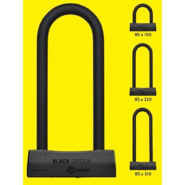 U-Lock Auvray Black Edition [довжина: 230 мм, діаметр: 18 мм] чорний