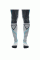 Довгі мотоциклетні шкарпетки Dainese Dry Long біло-чорно-сині