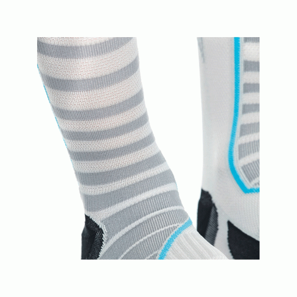 Довгі мотоциклетні шкарпетки Dainese Dry Long біло-чорно-сині