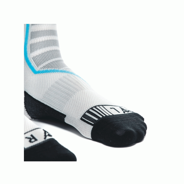 Довгі мотоциклетні шкарпетки Dainese Dry Long біло-чорно-сині
