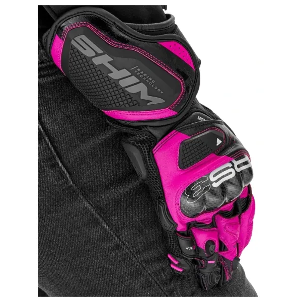 Жіночі мотоперчатки Shima RS-3 рожеві