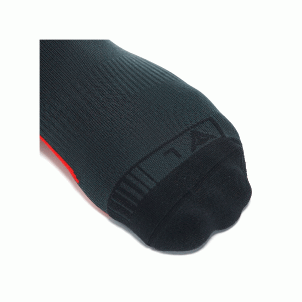 Короткі мотоциклетні шкарпетки Dainese Thermo Mid чорні-червоні