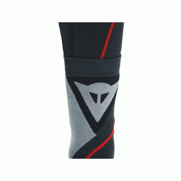 Короткі мотоциклетні шкарпетки Dainese Thermo Mid чорні-червоні