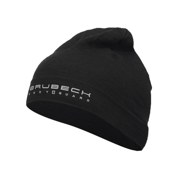 в'язана шапка меріно Brubeck унісекс чорна