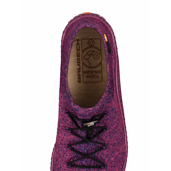 Жіночі черевики Brubeck Barefoot Merino рожеві