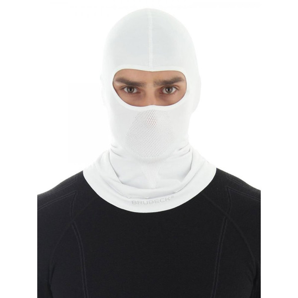 Мотоциклетна балаклава Brubeck біла