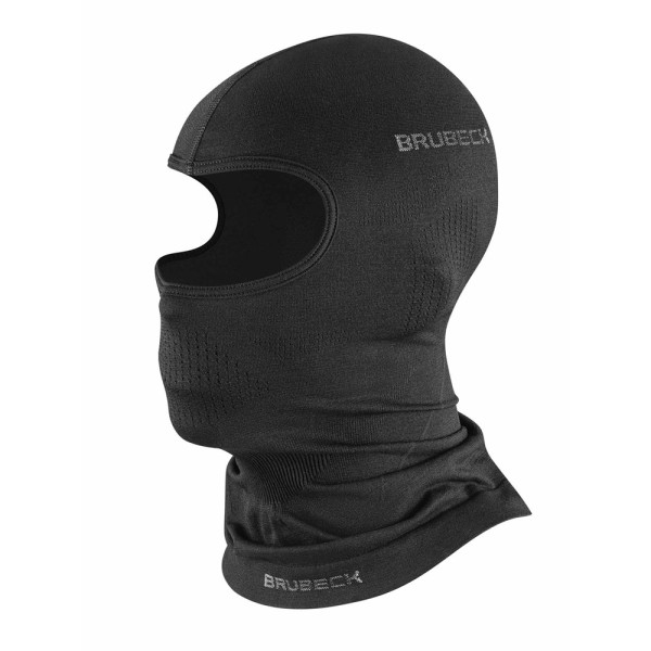 Мотоциклетна балаклава Brubeck Cooler unisex, чорна