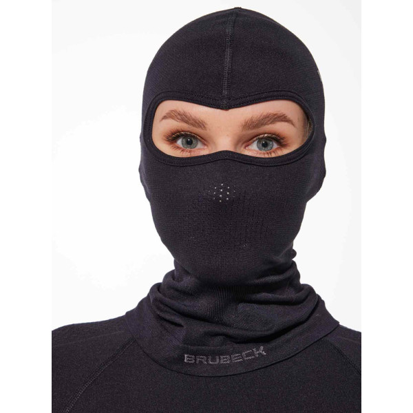 Мотоциклетна балаклава Brubeck Cooler unisex, чорна