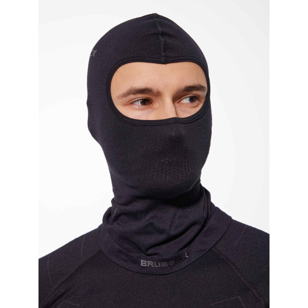 Мотоциклетна балаклава Brubeck Cooler unisex, чорна