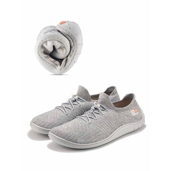 Взуття Brubeck Barefoot Merino сіре-біле