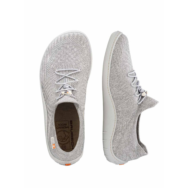 Взуття Brubeck Barefoot Merino сіре-біле