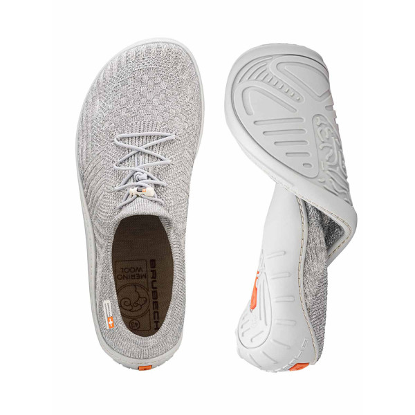 Взуття Brubeck Barefoot Merino сіре-біле