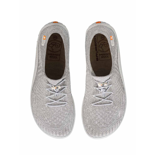 Взуття Brubeck Barefoot Merino сіре-біле