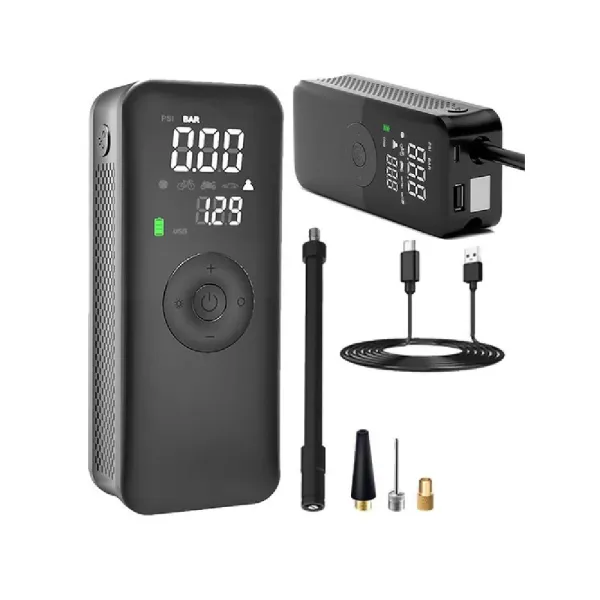 Компресор з акумулятором FreedConn з вбудованою LED-лампою