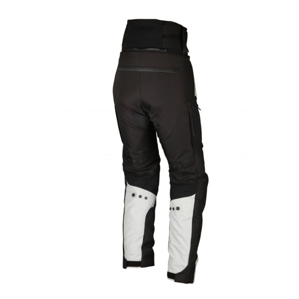 Жіночі текстильні мотоштани Modeka Elaya попелясто-чорні