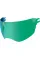 Бленда Icon DropShield для шолома Ultraflite дзеркальна зелена