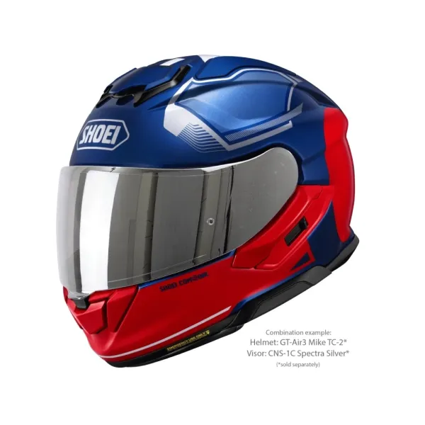 Інтегральний шолом Shoei GT-Air 3 Mike TC-2 синьо-червоний