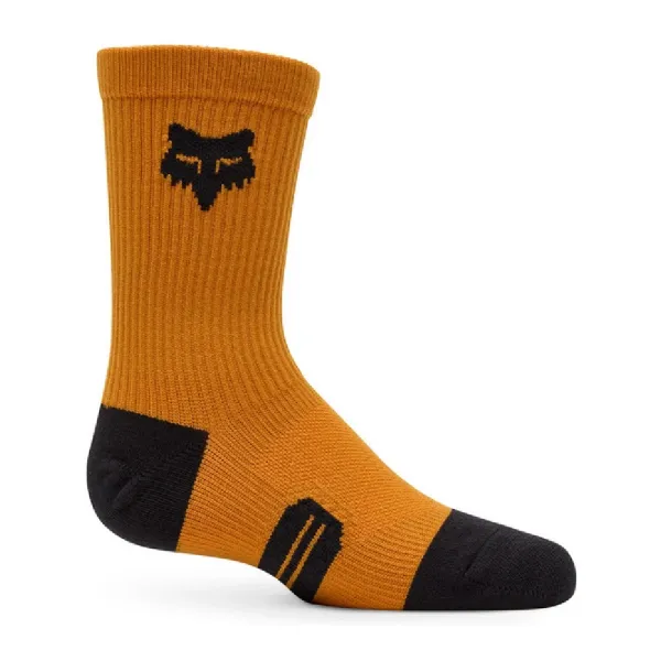 Дитячі шкарпетки Fox Youth 6 Ranger Crew чорний-помаранчевий