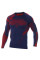 Кросова кофта Brubeck Dry з довгим рукавом червоно-синя