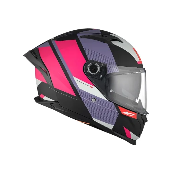 Шолом інтегральний MT Braker SV Chento чорний-рожевий матовий