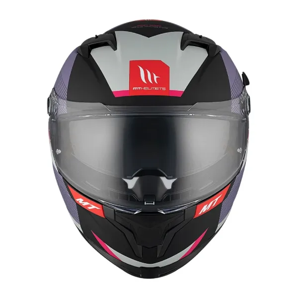 Шолом інтегральний MT Braker SV Chento чорний-рожевий матовий