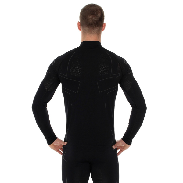 Кросова кофта Brubeck Motorcycle Cooler з довгим рукавом чорна