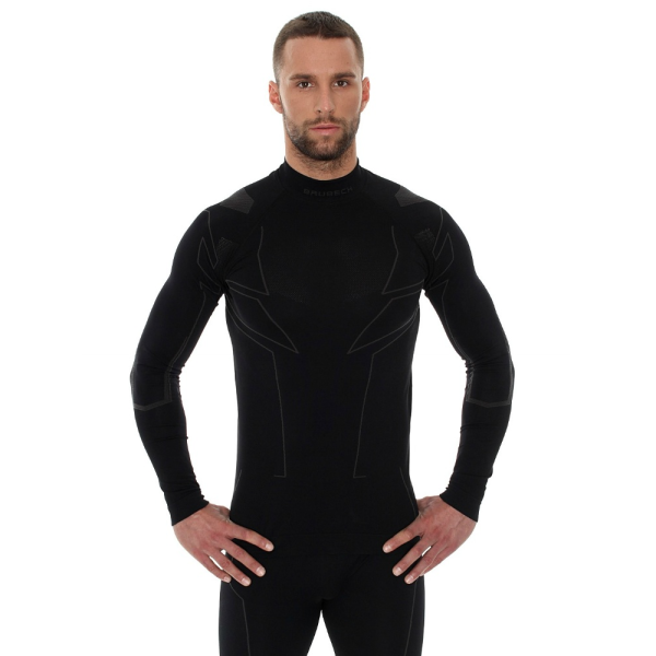 Кросова кофта Brubeck Motorcycle Cooler з довгим рукавом чорна