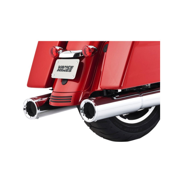 Глушники (Slip-On) Vance & Hines Hi-Output хром для Harley Davidson FLHT/FLHTK/FLHX/FLTRX/FLTRU/FLTRK/FLHR (рік 17-20)